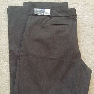 NWT George Dark Gray Dress Pants